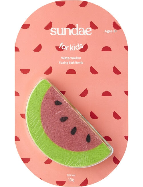 Sundae for Kids Watermelon Fizzing Bath Bomb